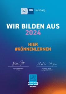 Ausbildungszertifikat 2024. Wir bilden aus. Hier #Können Lernen